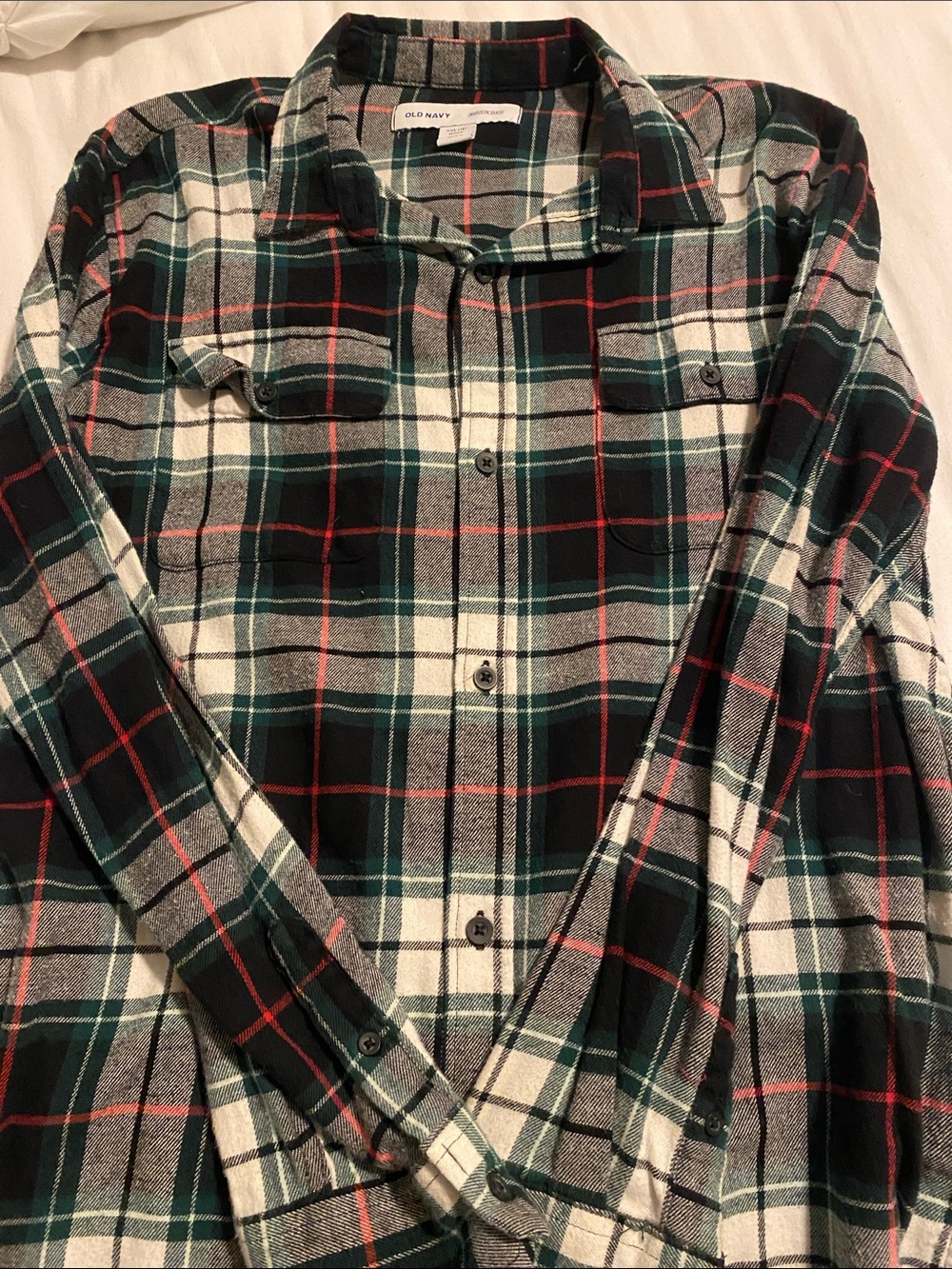 Old Navy boys flannel shirt xxl husky